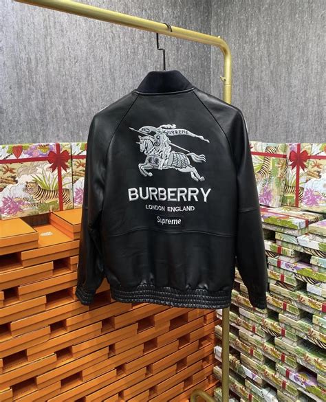 supreme burberry stockx|Burberry x supreme jacket.